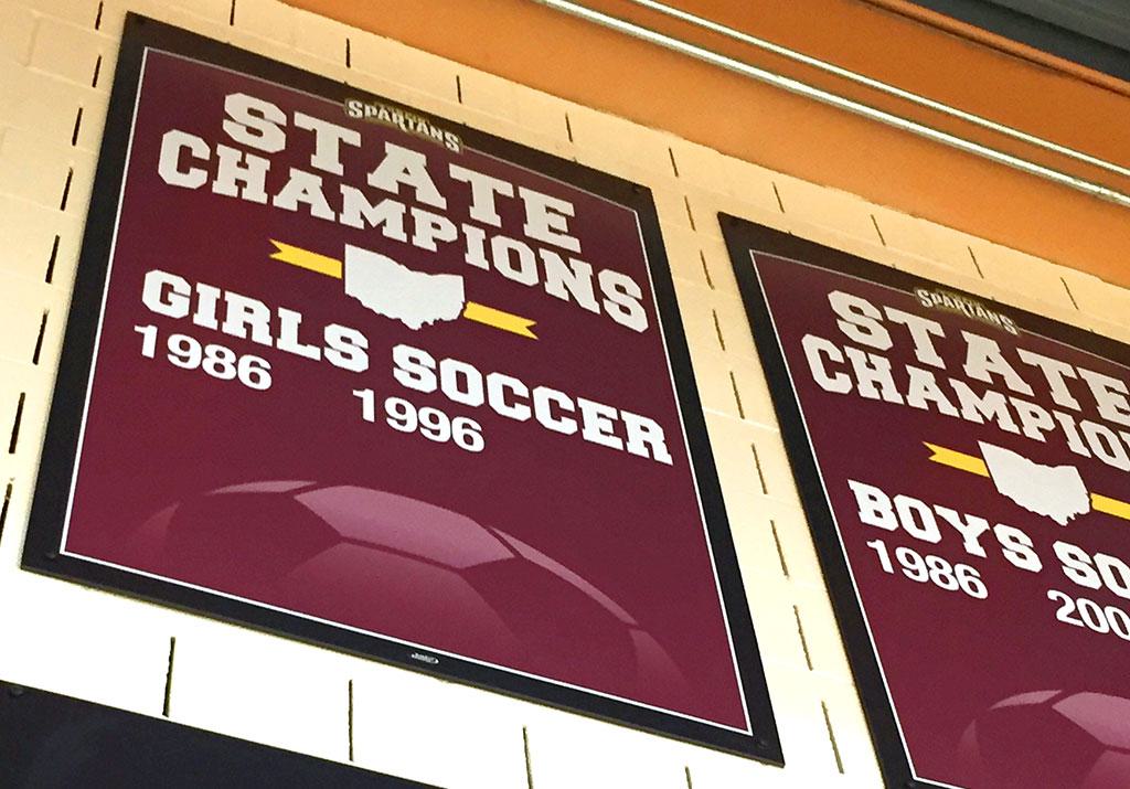 championship gym banner