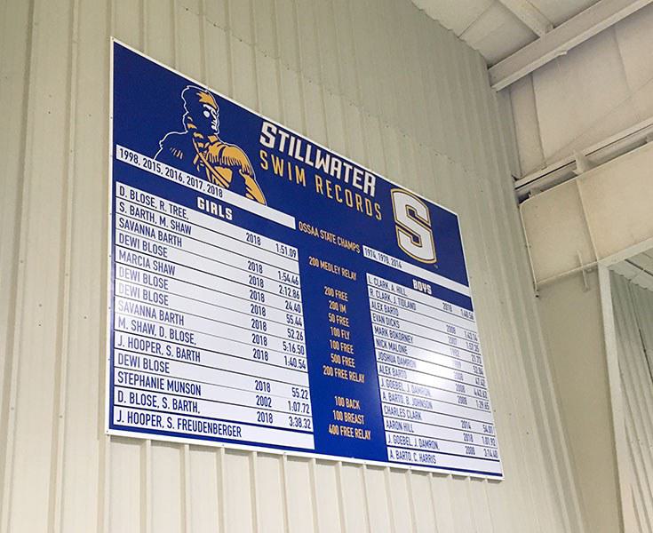 high-school-swim-record-board