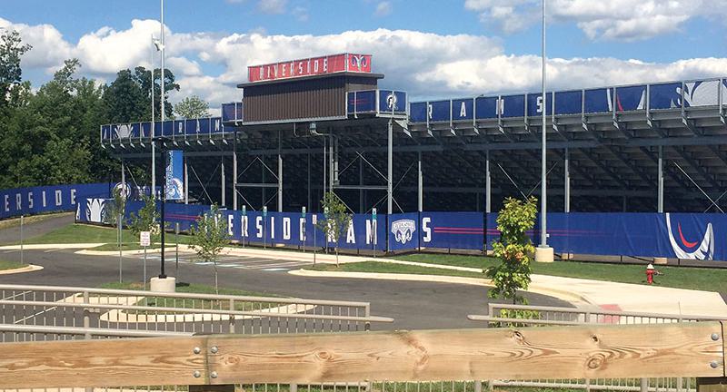 Riverside Rams stadium windscreen