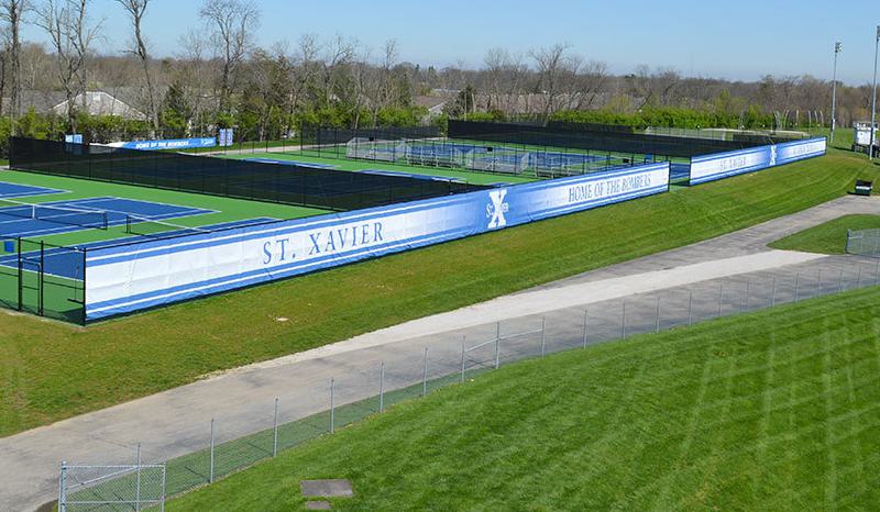 St. Xavier Tennis Windscreen